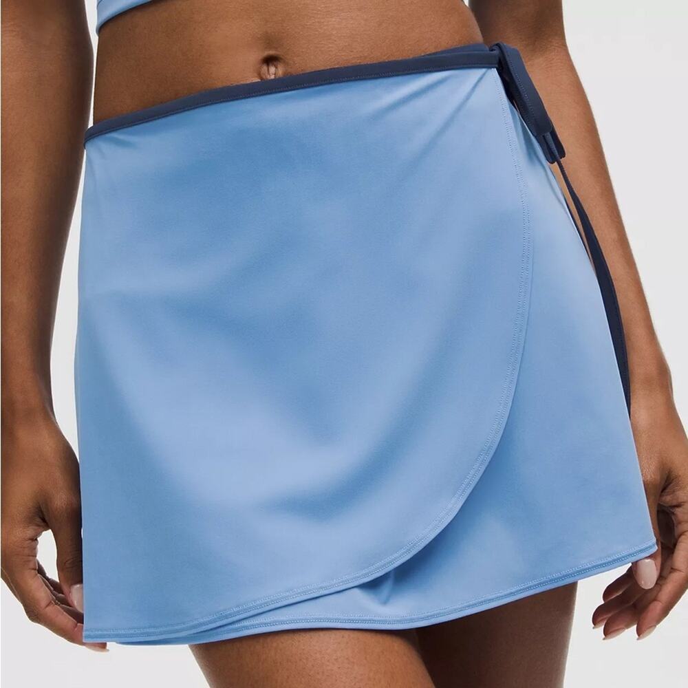 NWT Lululemon Wrap-Front Mid-Rise Tennis Skirt L